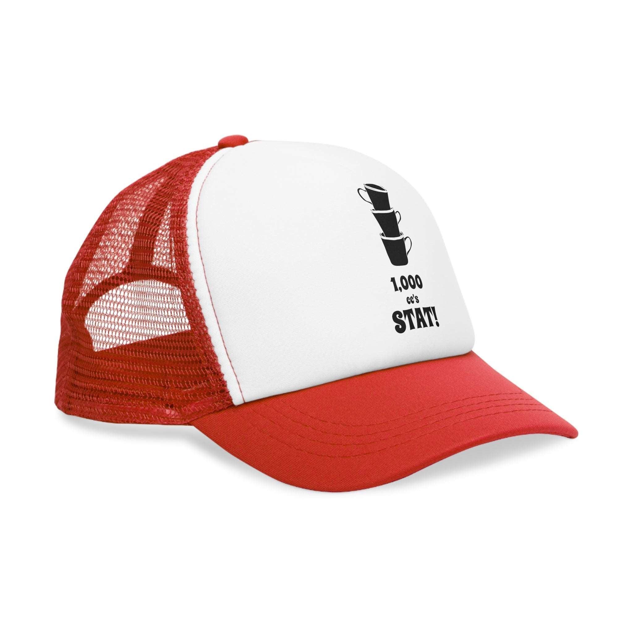 1,000 cc's Stat! - Mesh Trucker Hat - Witty Twisters Fashions