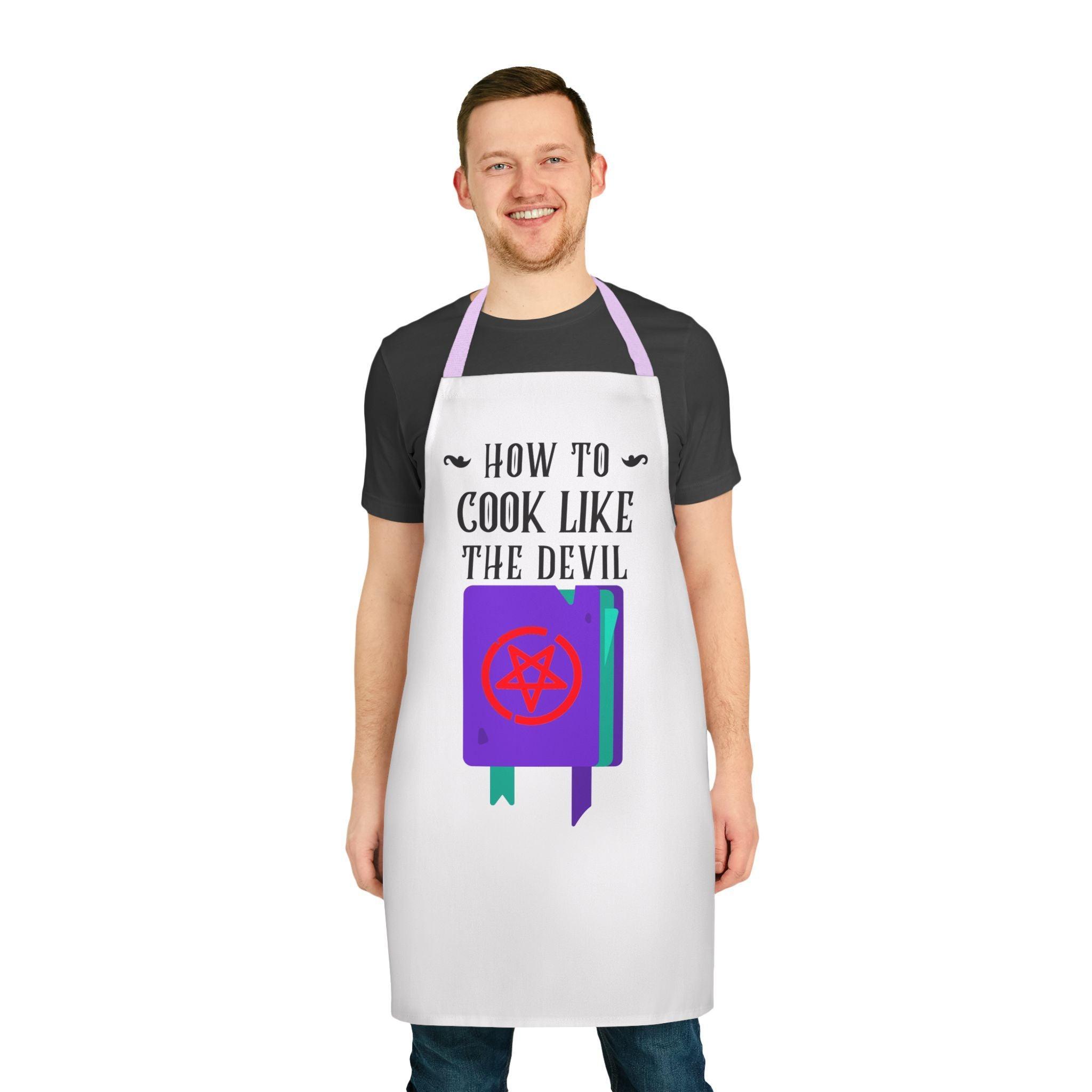 How to cook like the devil - Cooking Apron - Witty Twisters Fashions