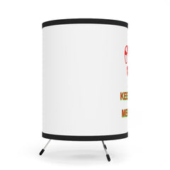 Keep Calm and Merry On - Retro Tripod Lamp - Witty Twisters Fashions