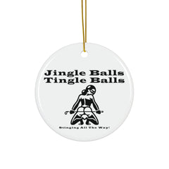 Jingle Balls ... Stinging All The Way - Ceramic Ornaments - Witty Twisters Fashions
