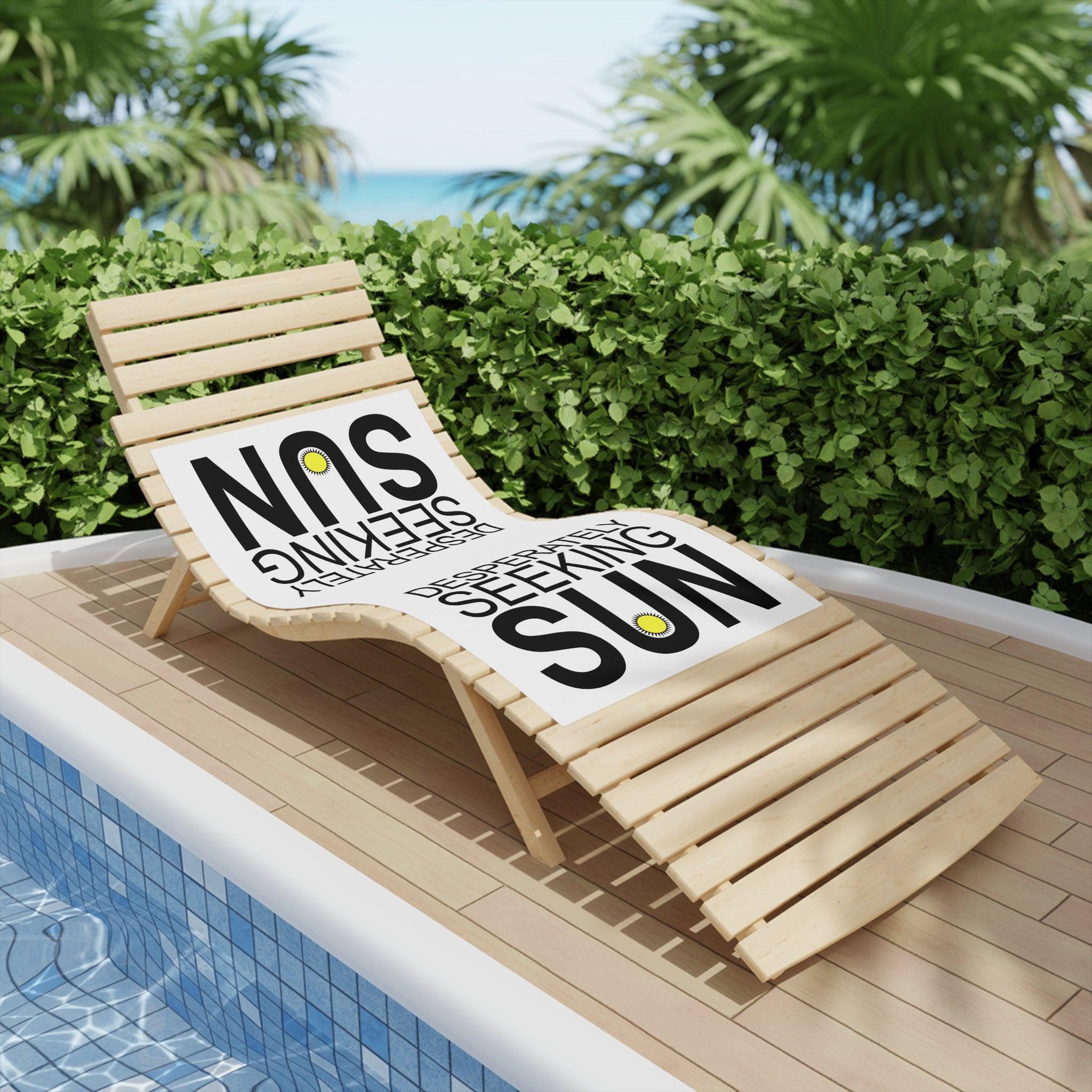 Desperately Seeking Sun - Beach Towels - Witty Twisters Fashions