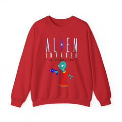 Alien Invader In Disguise - Sweatshirt - Witty Twisters Fashions