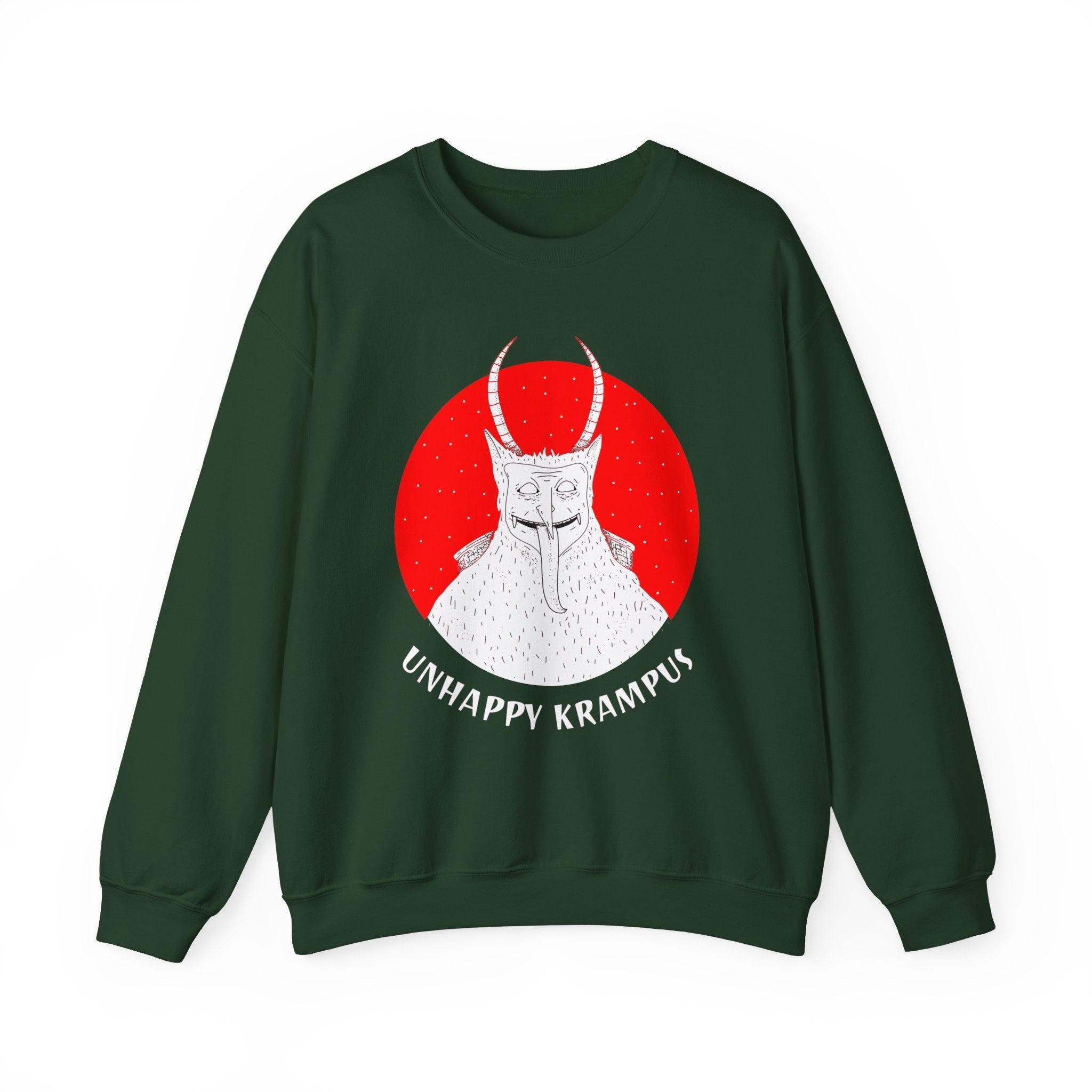 Unhappy Krampus - Sweatshirt - Witty Twisters Fashions