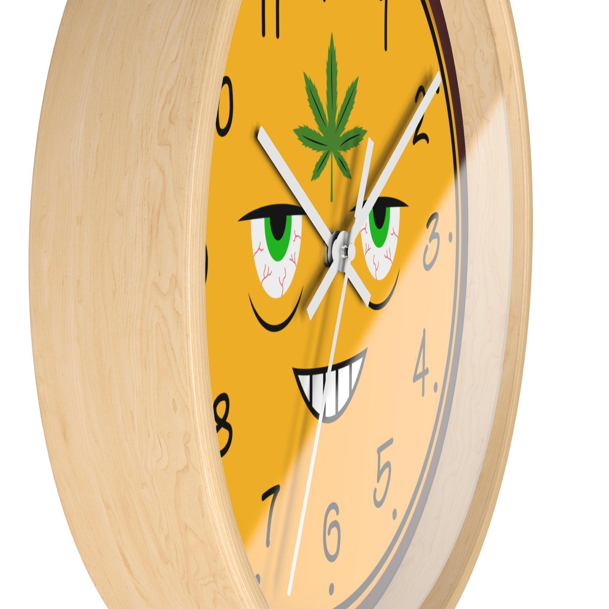 High All The Time - Wall Clock - Witty Twisters Fashions