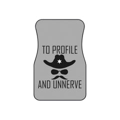 To Profile And Unnerve and Back Seat Driver - Car Floor Mats Set of 4 - Witty Twisters Fashions
