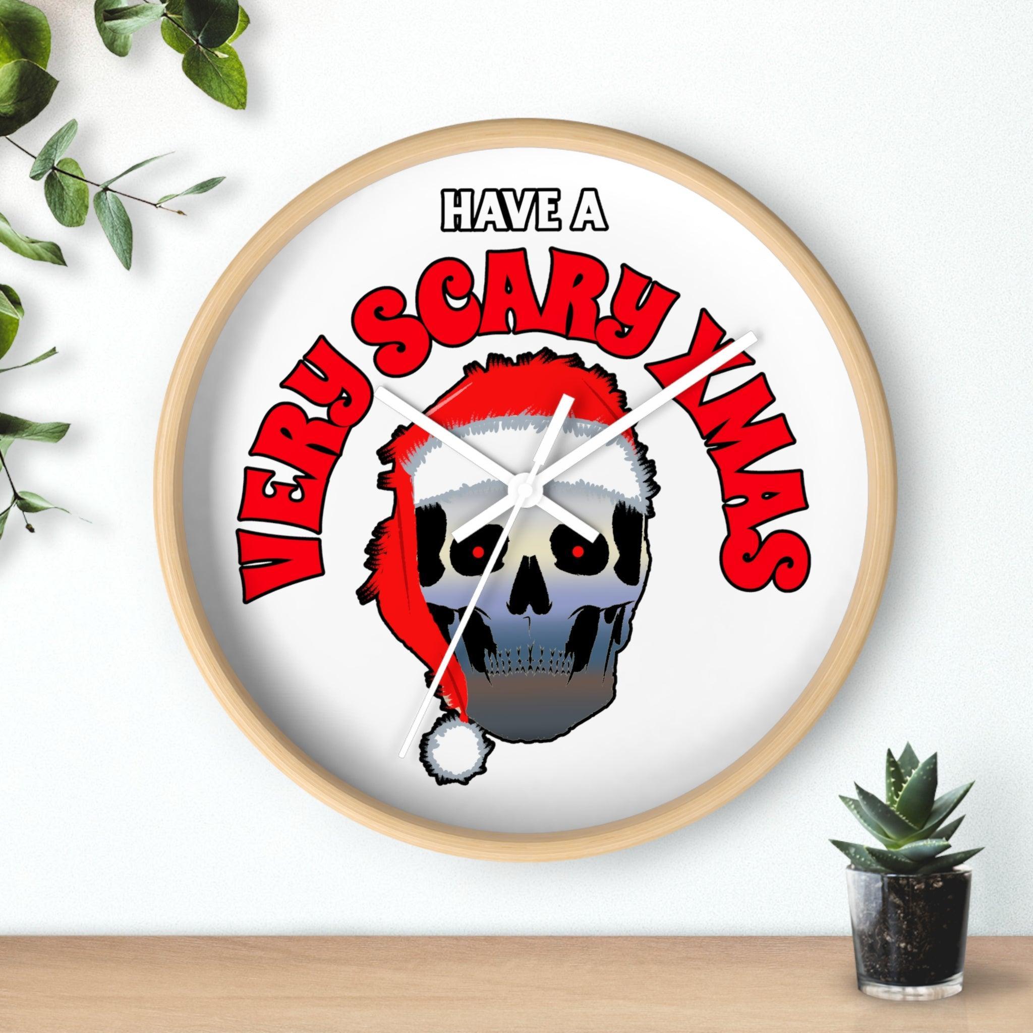 Have A Very Scary Xmas - Wall Clock - Witty Twisters Fashions