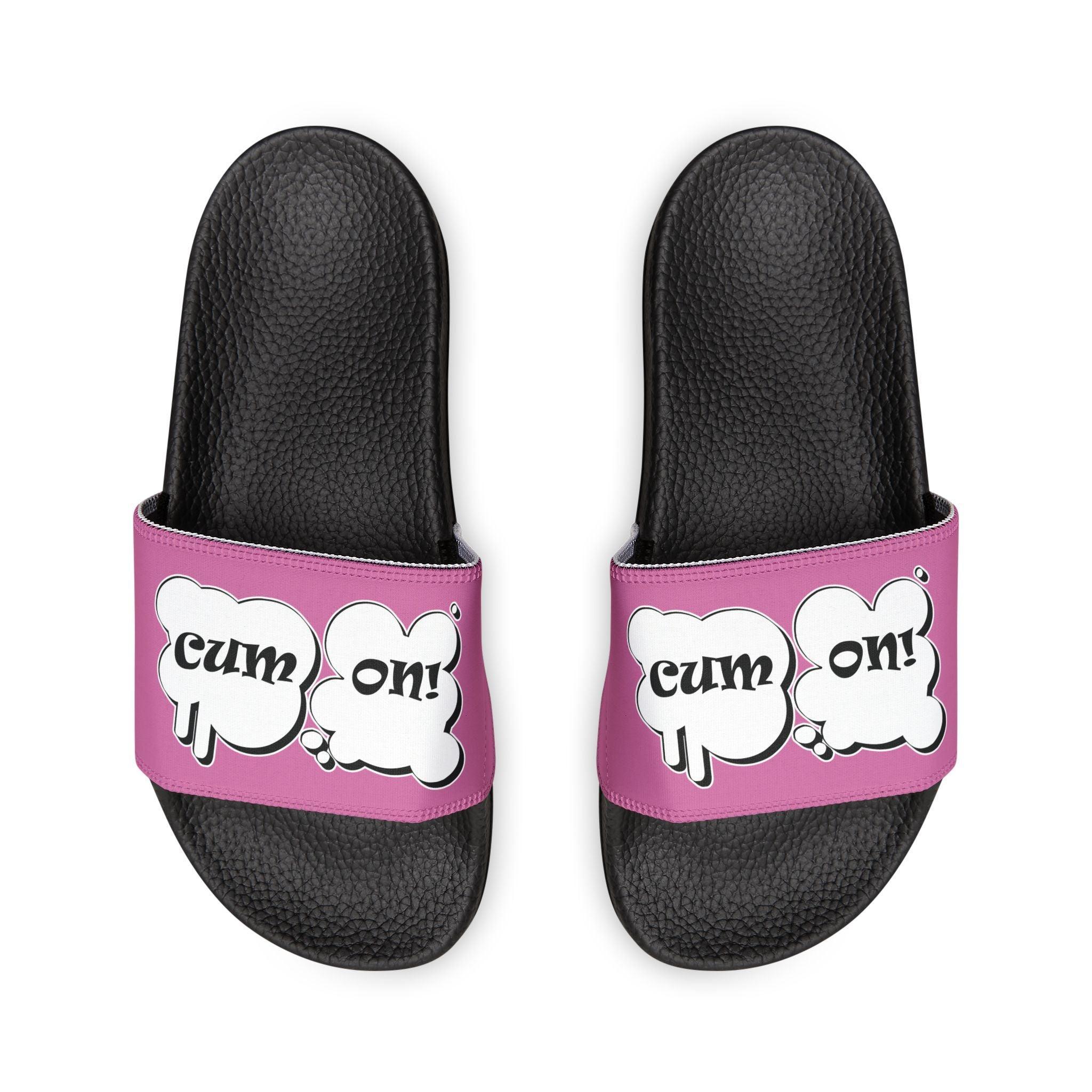 Cum On! - Women's Removable-Strap Sandals - Witty Twisters Fashions