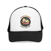 A bacon breakfast makes a happy pappy - Mesh Trucker Hat - Witty Twisters Fashions