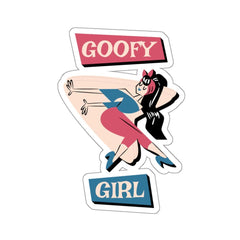 Goofy Girl - Kiss-Cut Stickers - Witty Twisters Fashions