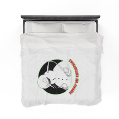 Merry MF Christmas - Velveteen Plush Blanket - Witty Twisters Fashions