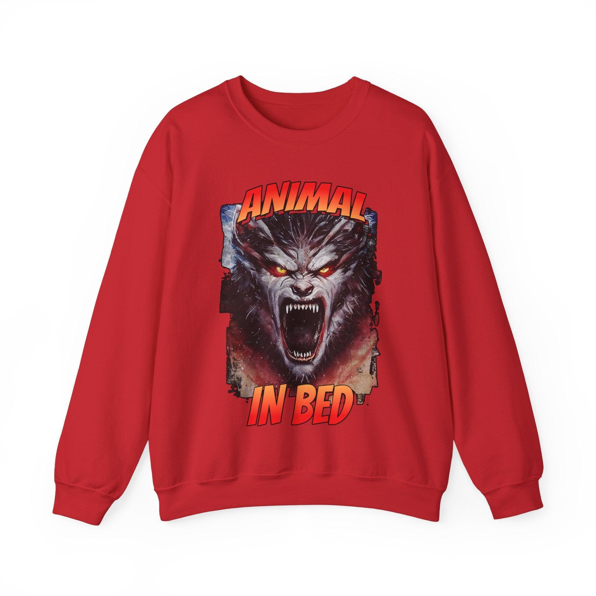 Animal In Bed - Sweatshirt - Witty Twisters Fashions