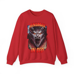 Animal In Bed - Sweatshirt - Witty Twisters Fashions