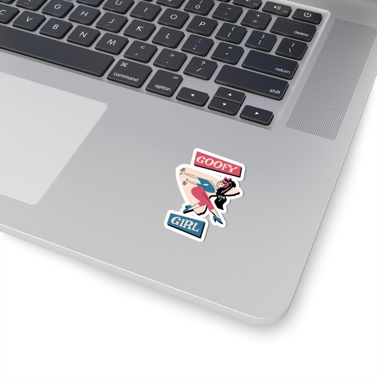Goofy Girl - Kiss-Cut Stickers - Witty Twisters Fashions