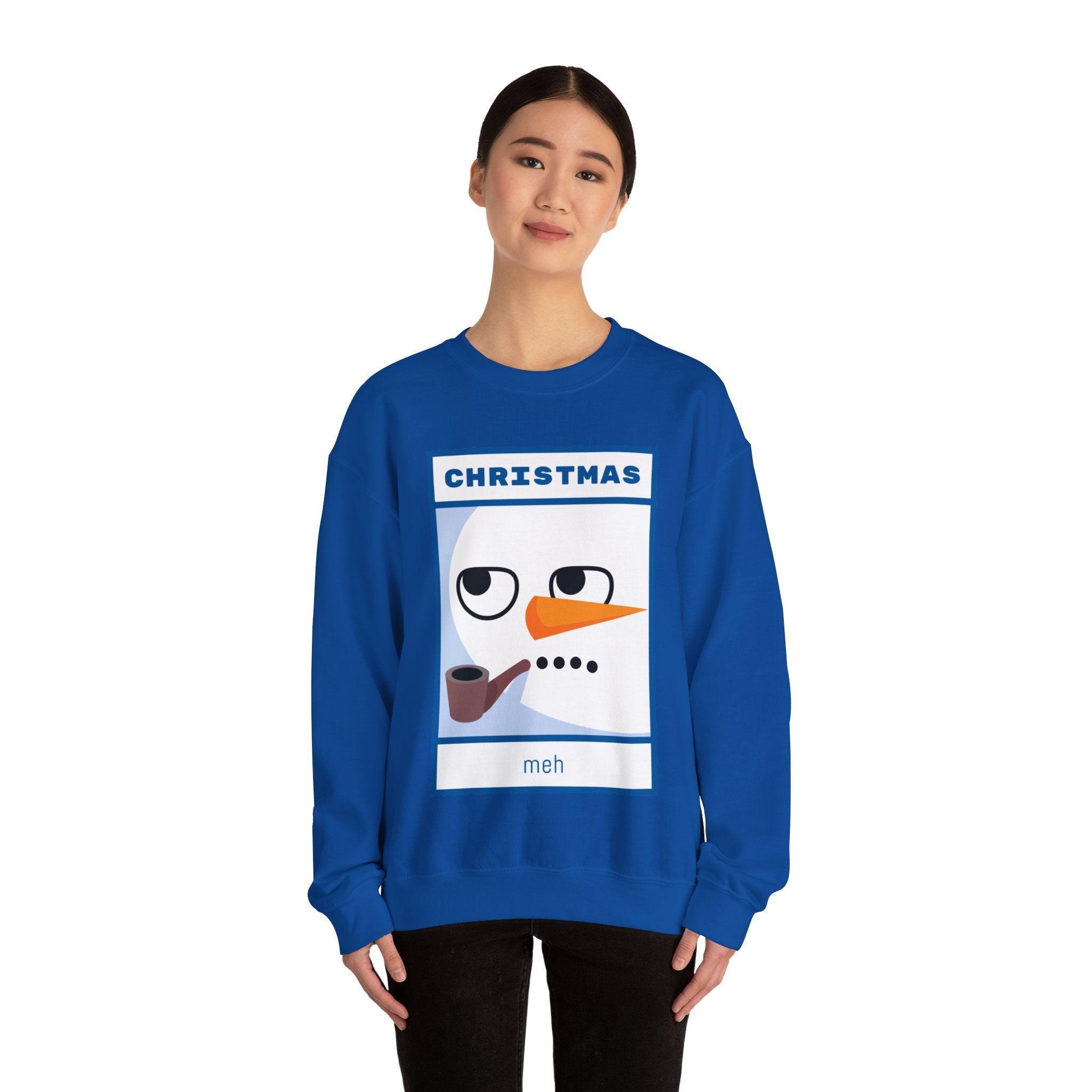 Christmas meh - Sweatshirt - Witty Twisters Fashions