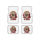 I Drive To Survive - Car Floor Mats Set of 4 - Witty Twisters Fashions