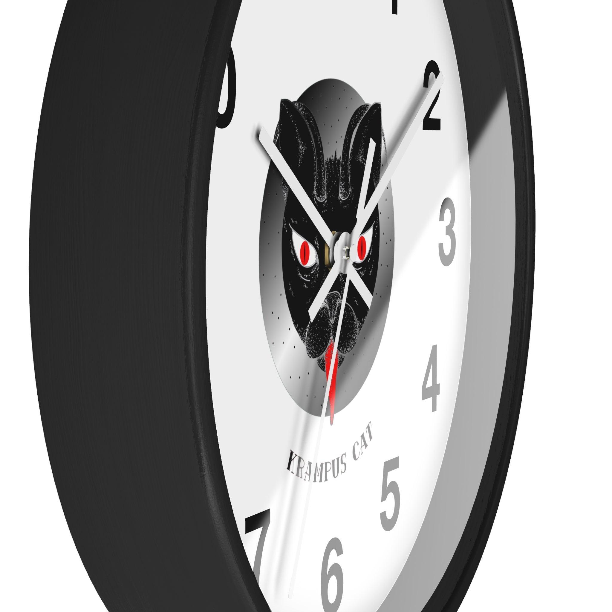 Krampus Cat - Wall Clock - Witty Twisters Fashions