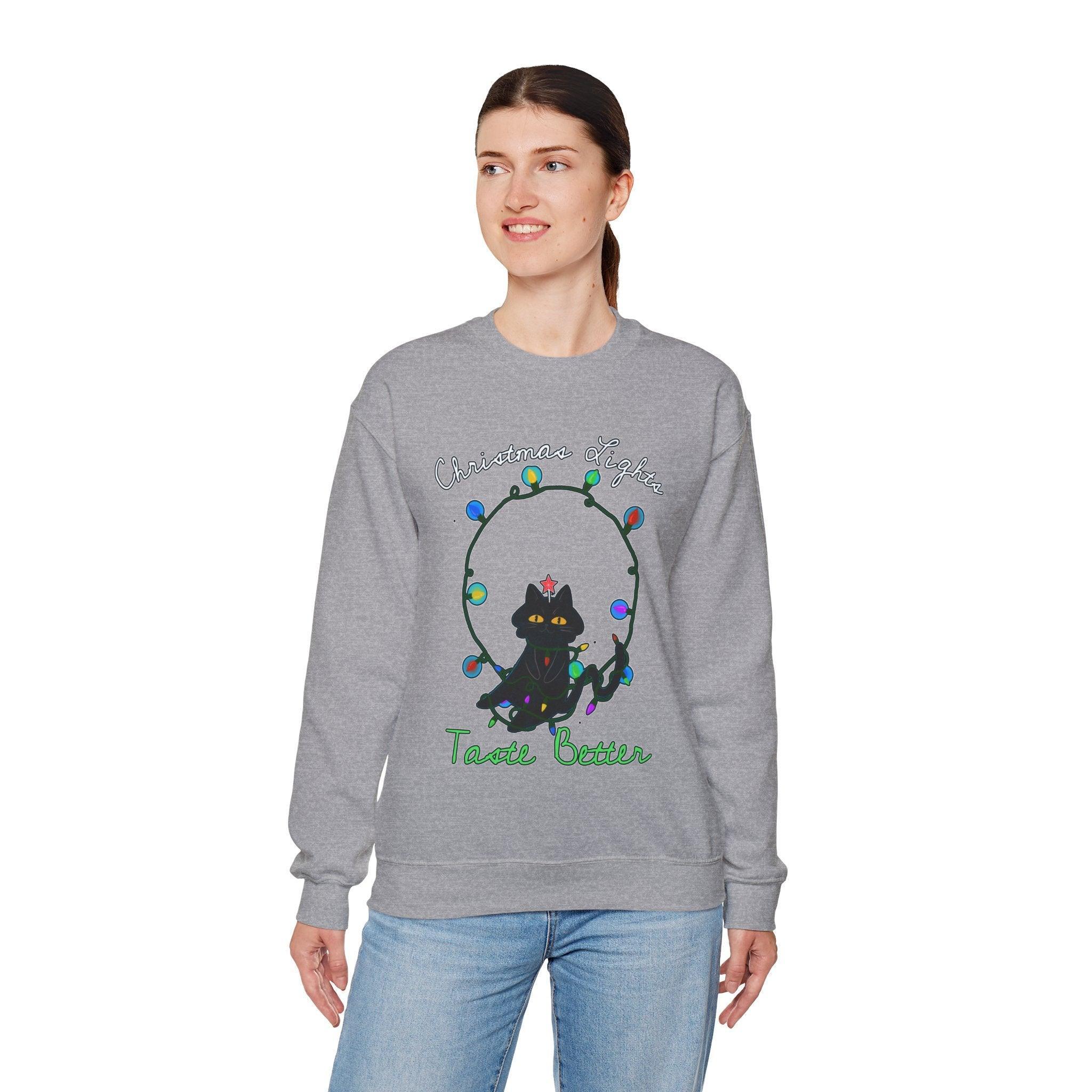 Christmas Lights Taste Better - Sweatshirt - Witty Twisters Fashions