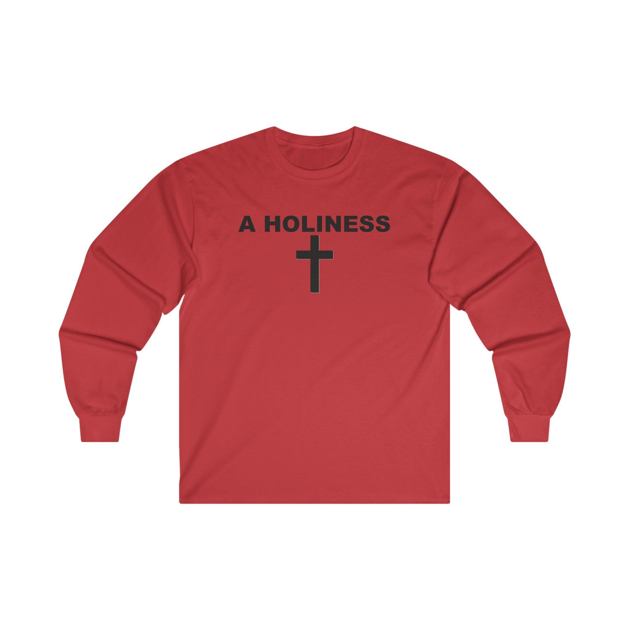 A Holiness - Long-Sleeve Tee - Witty Twisters Fashions