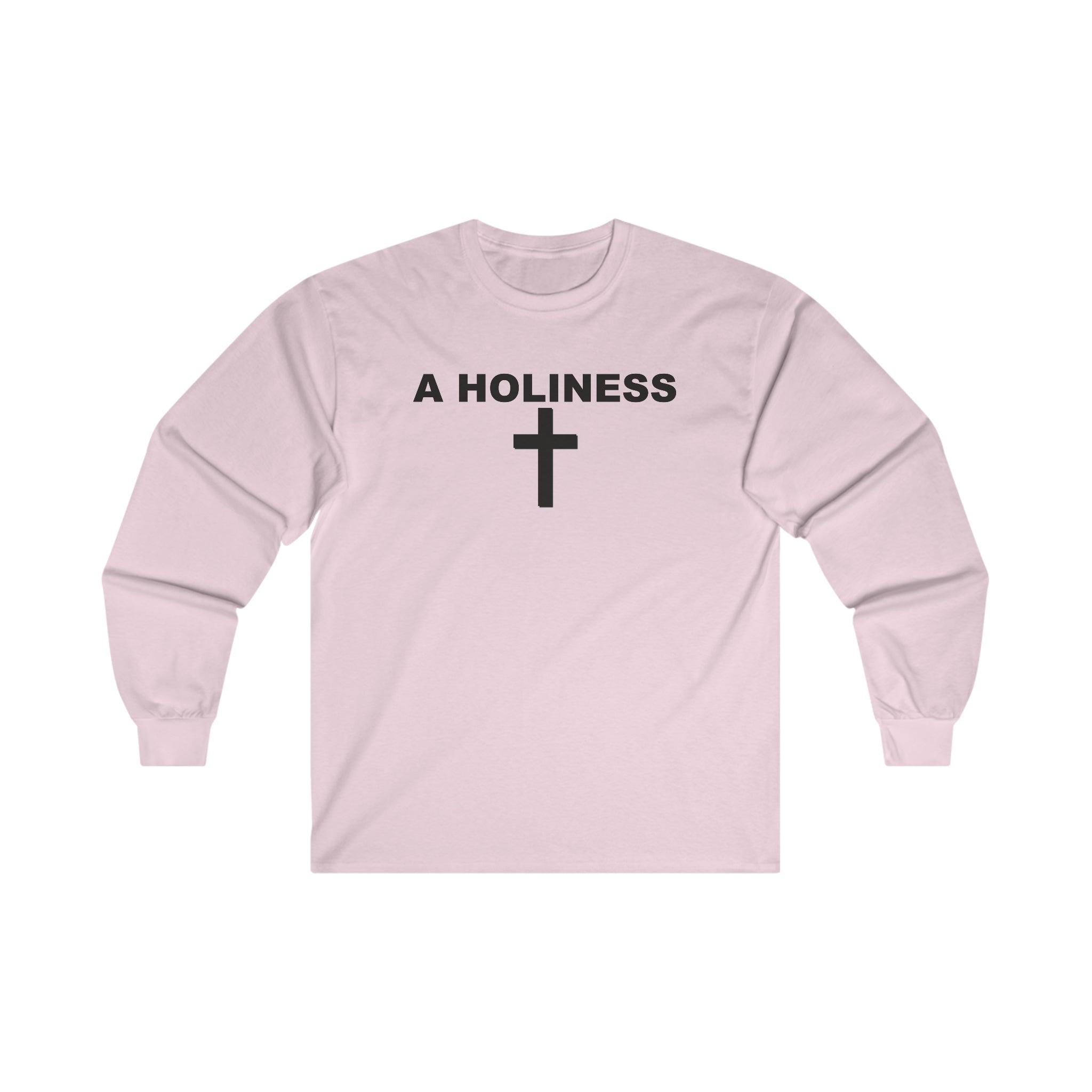 A Holiness - Long-Sleeve Tee - Witty Twisters Fashions