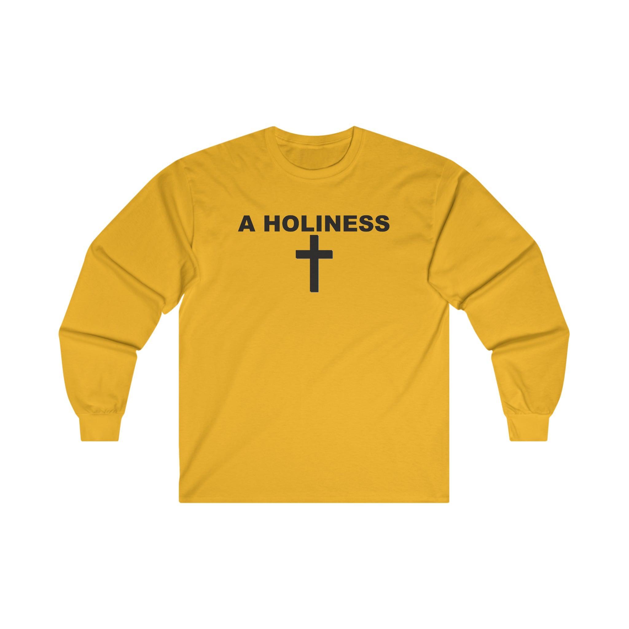 A Holiness - Long-Sleeve Tee - Witty Twisters Fashions