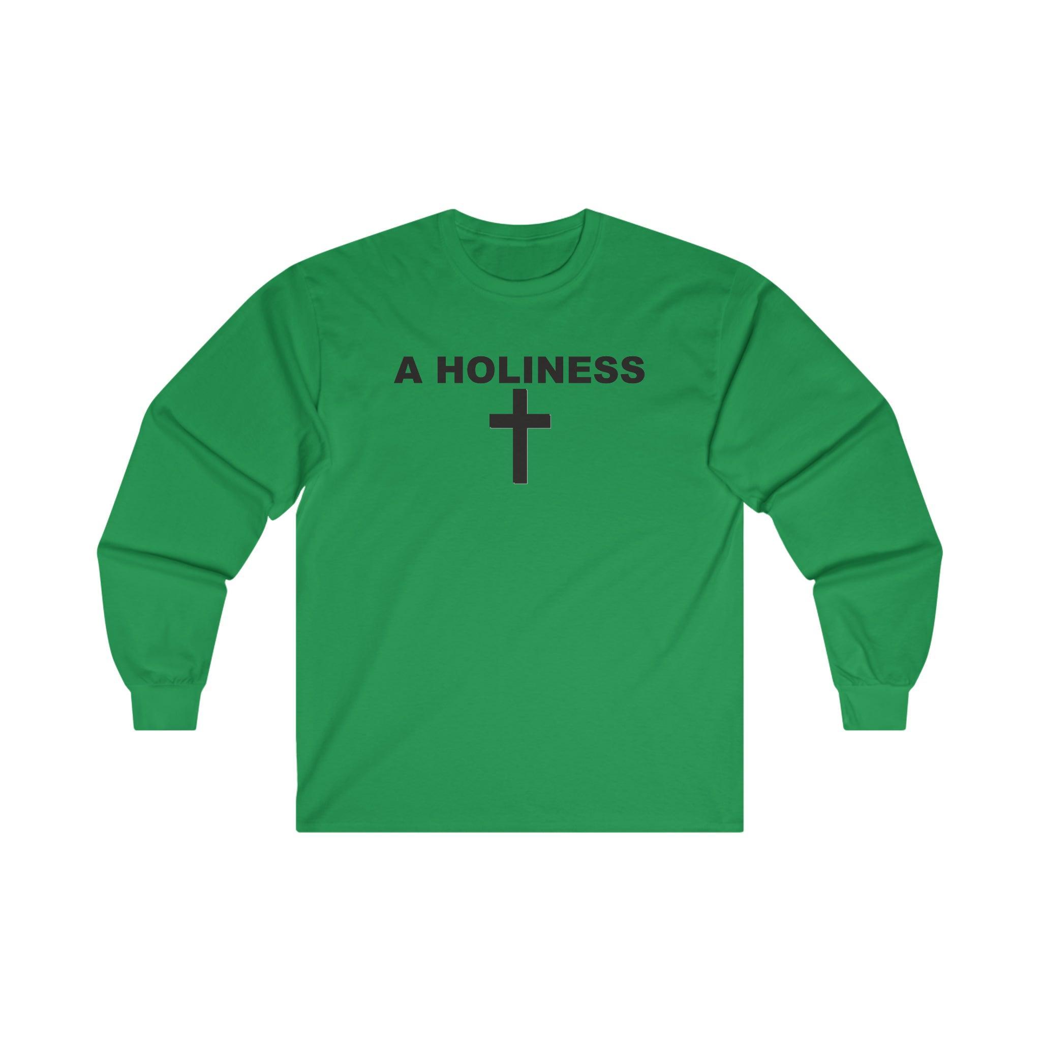 A Holiness - Long-Sleeve Tee - Witty Twisters Fashions