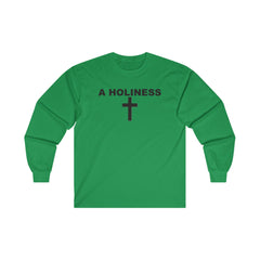 A Holiness - Long-Sleeve Tee - Witty Twisters Fashions