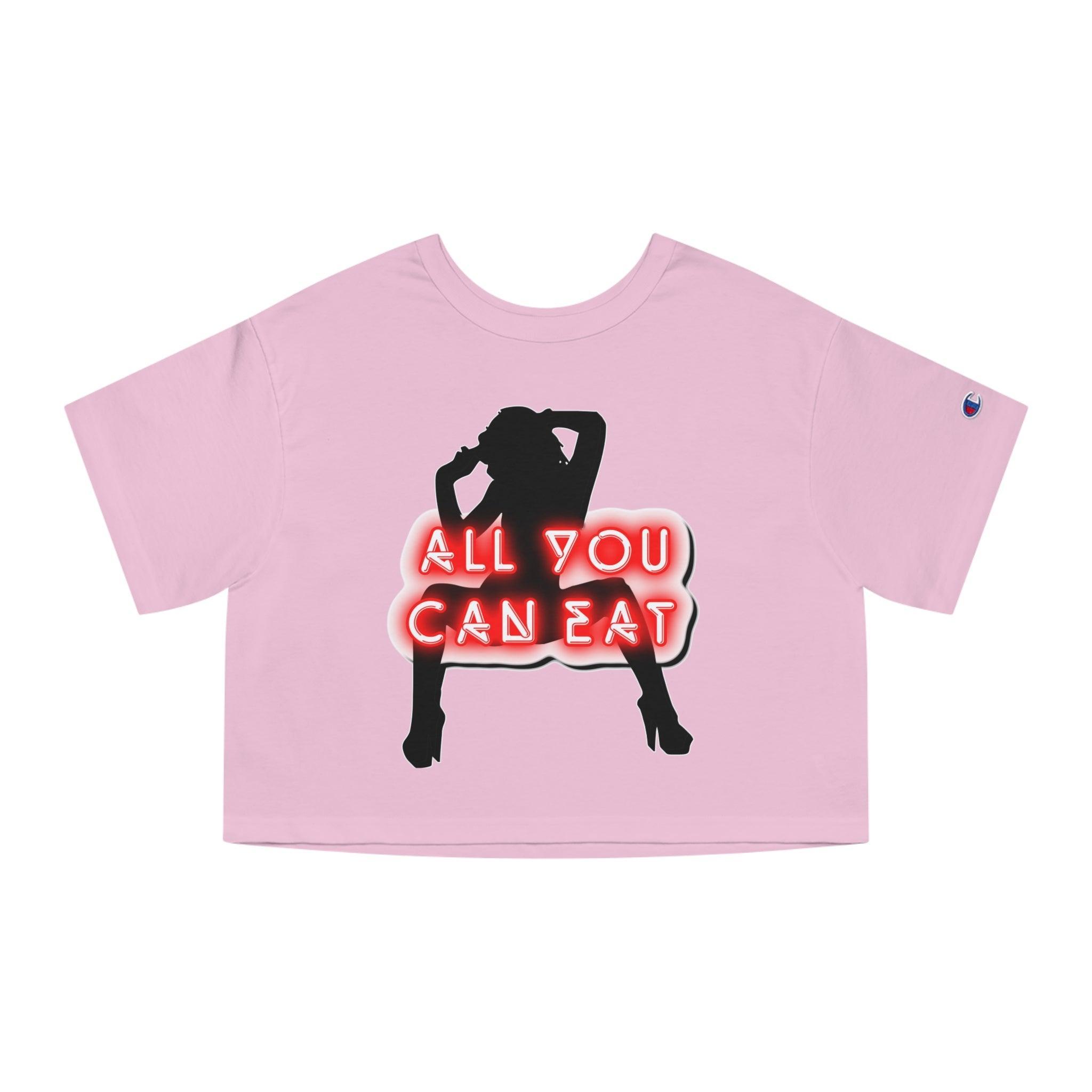 All You Can Eat - Women's Crop Top - Witty Twisters Fashions