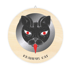 Krampus Cat - Wood Signs - Witty Twisters Fashions