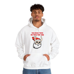You break them No toys for you - Hoodie - Witty Twisters Fashions