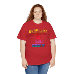 Goldilocks and the three breasts Too big Too little and I'm just right - T-Shirt - Witty Twisters Fashions