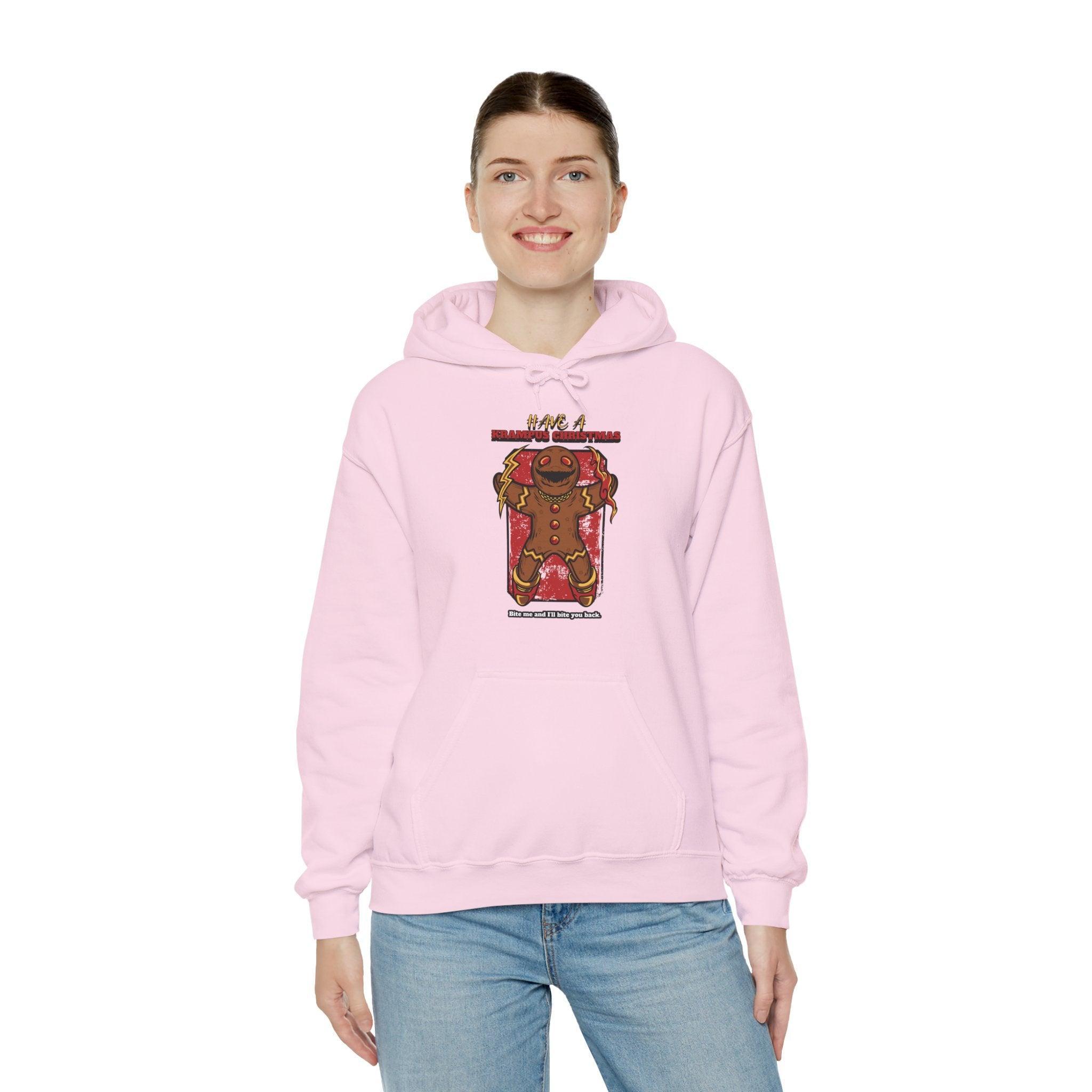 Have a Krampus Christmas Bite me and I'll bite you back. - Hoodie - Witty Twisters Fashions