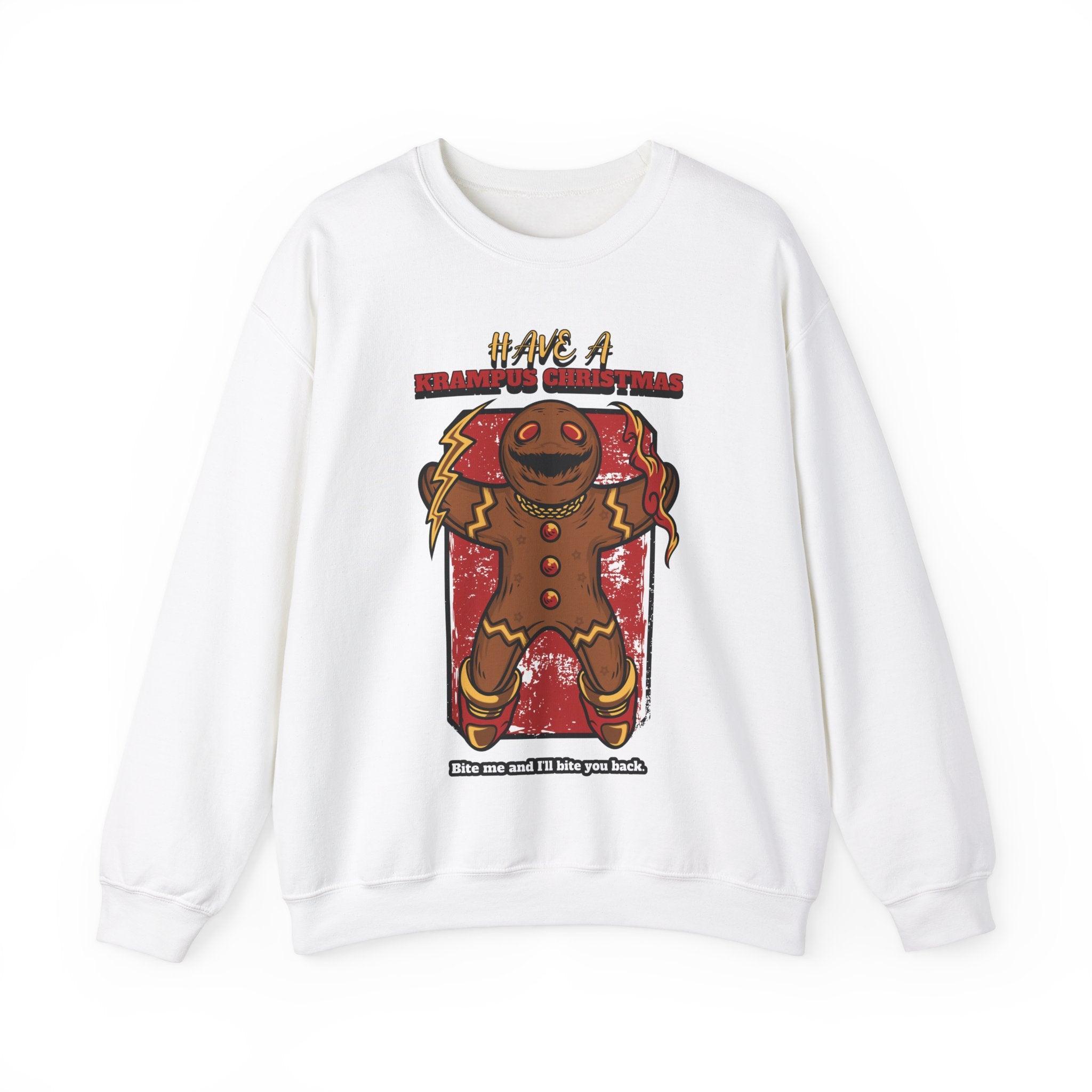 Have a Krampus Christmas Bite me and I'll bite you back. - Sweatshirt - Witty Twisters Fashions