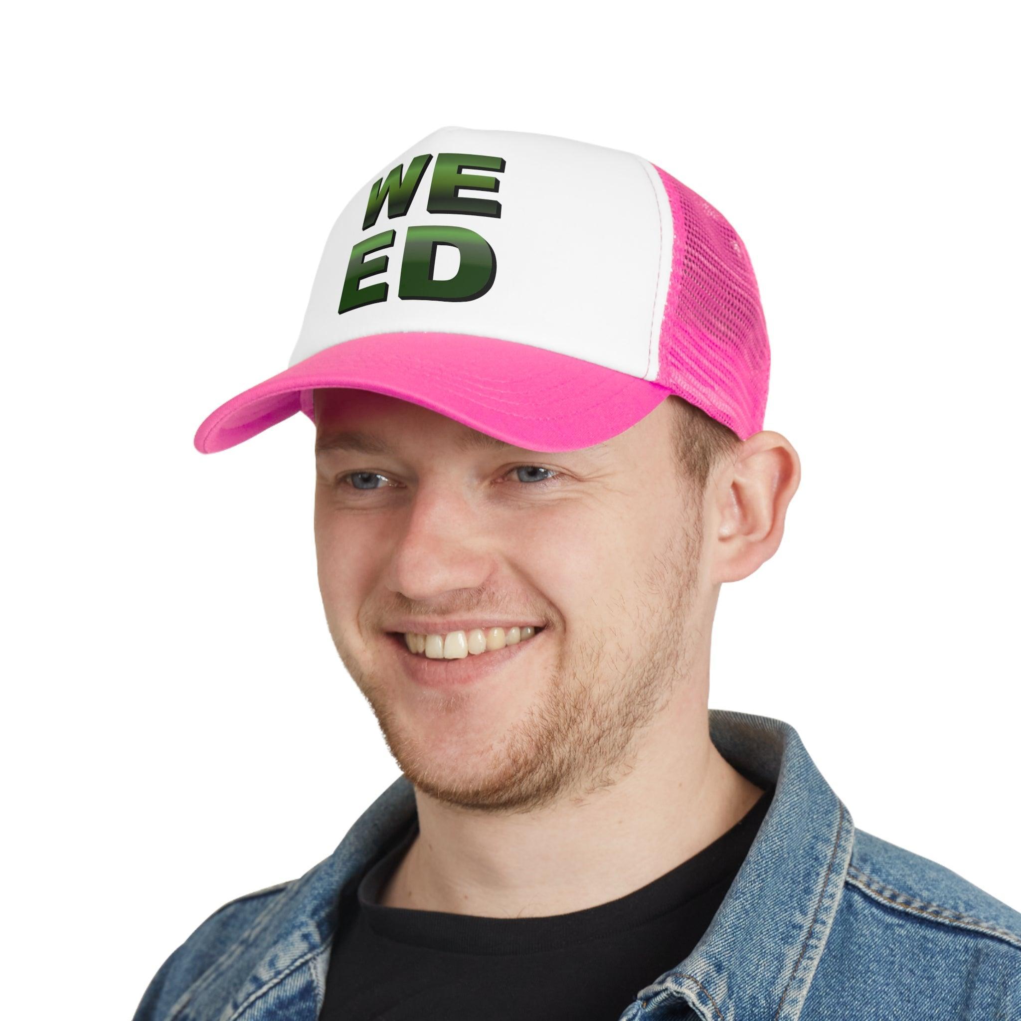 Weed - Mesh Trucker Hat - Witty Twisters Fashions