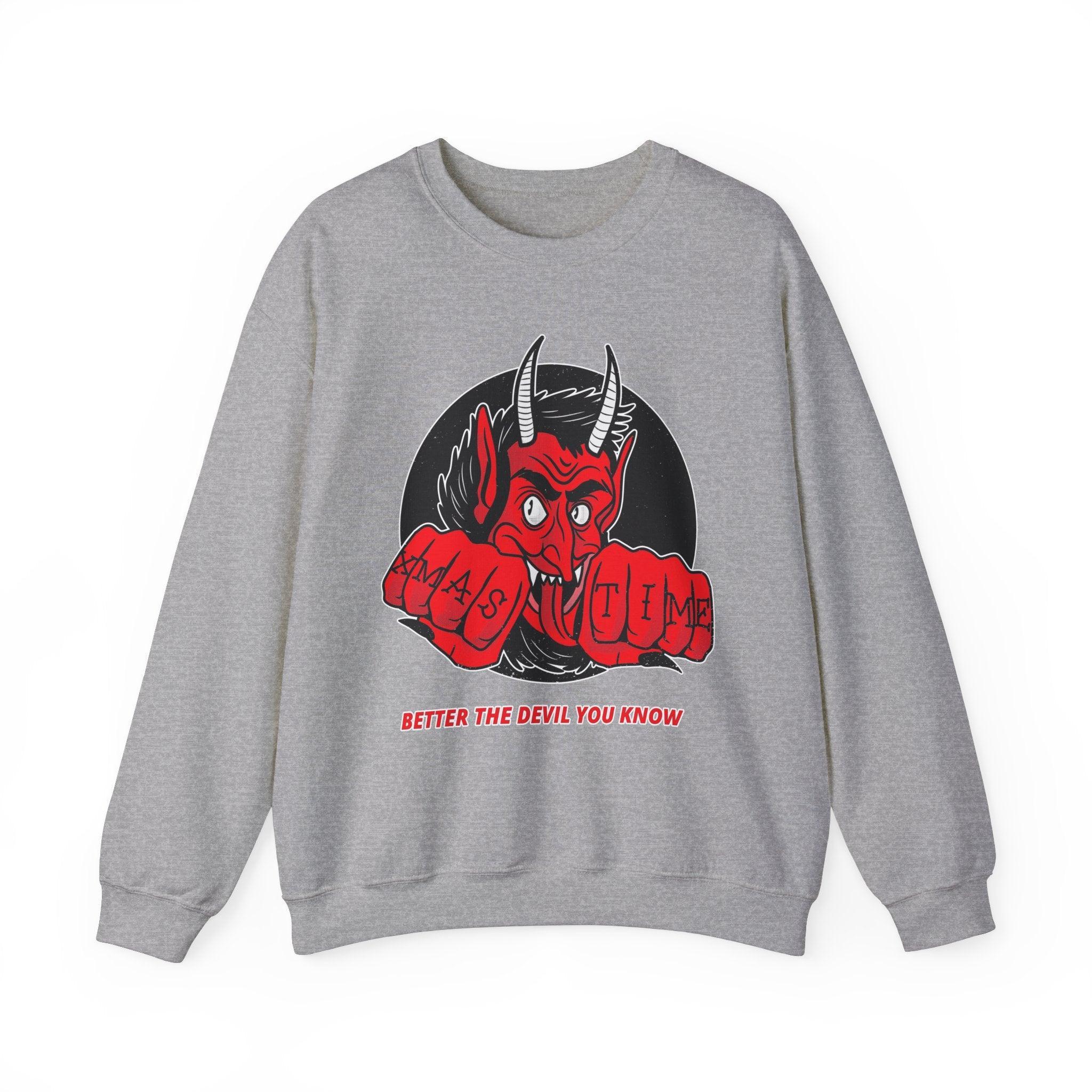 Better the devil you know Xmas time - Sweatshirt - Witty Twisters Fashions