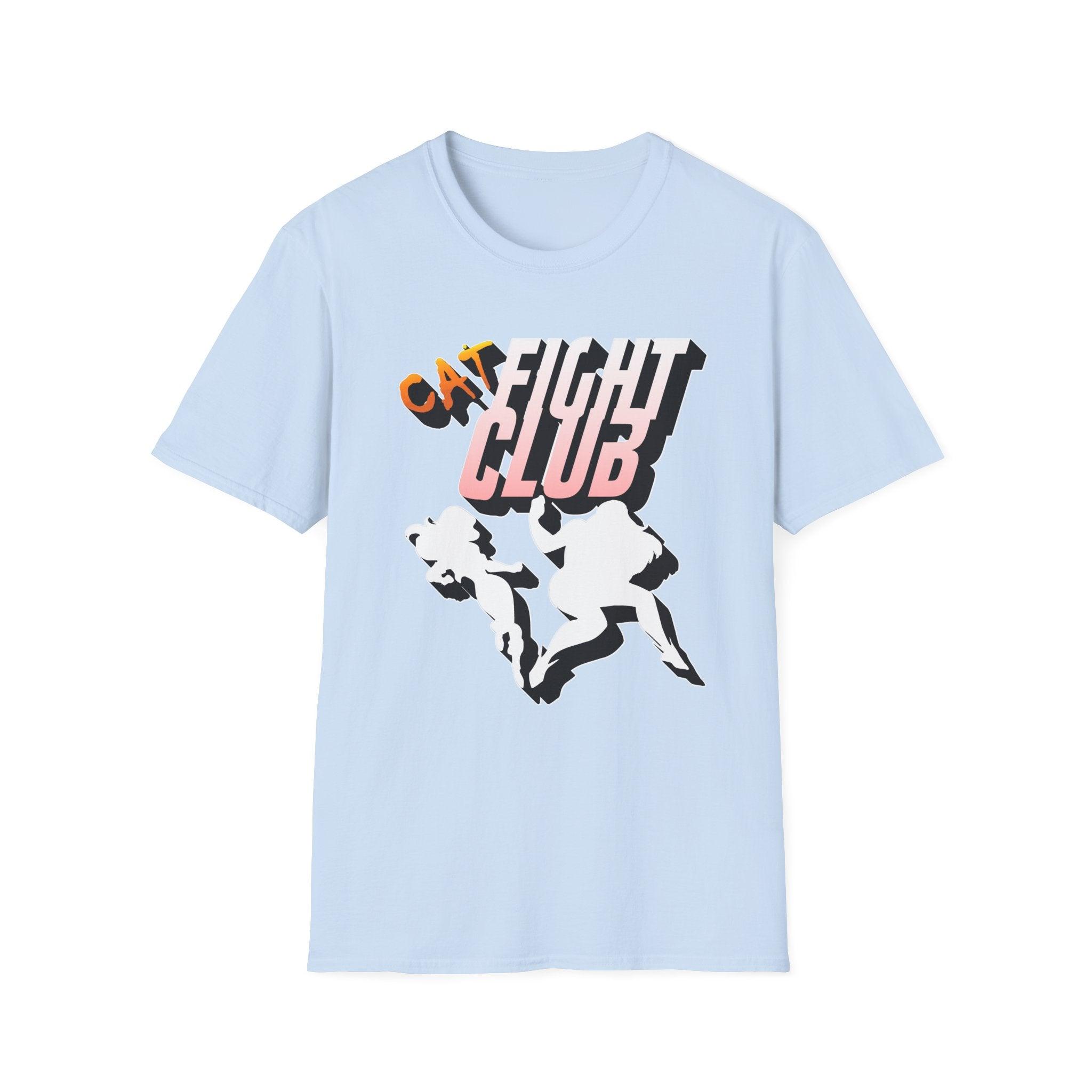 Cat Fight Club - Softstyle T-Shirt - Witty Twisters Fashions
