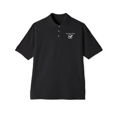 I'm Not A Robot - Men's Piqué Polo Shirt - Witty Twisters Fashions