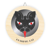 Krampus Cat - Wood Signs - Witty Twisters Fashions
