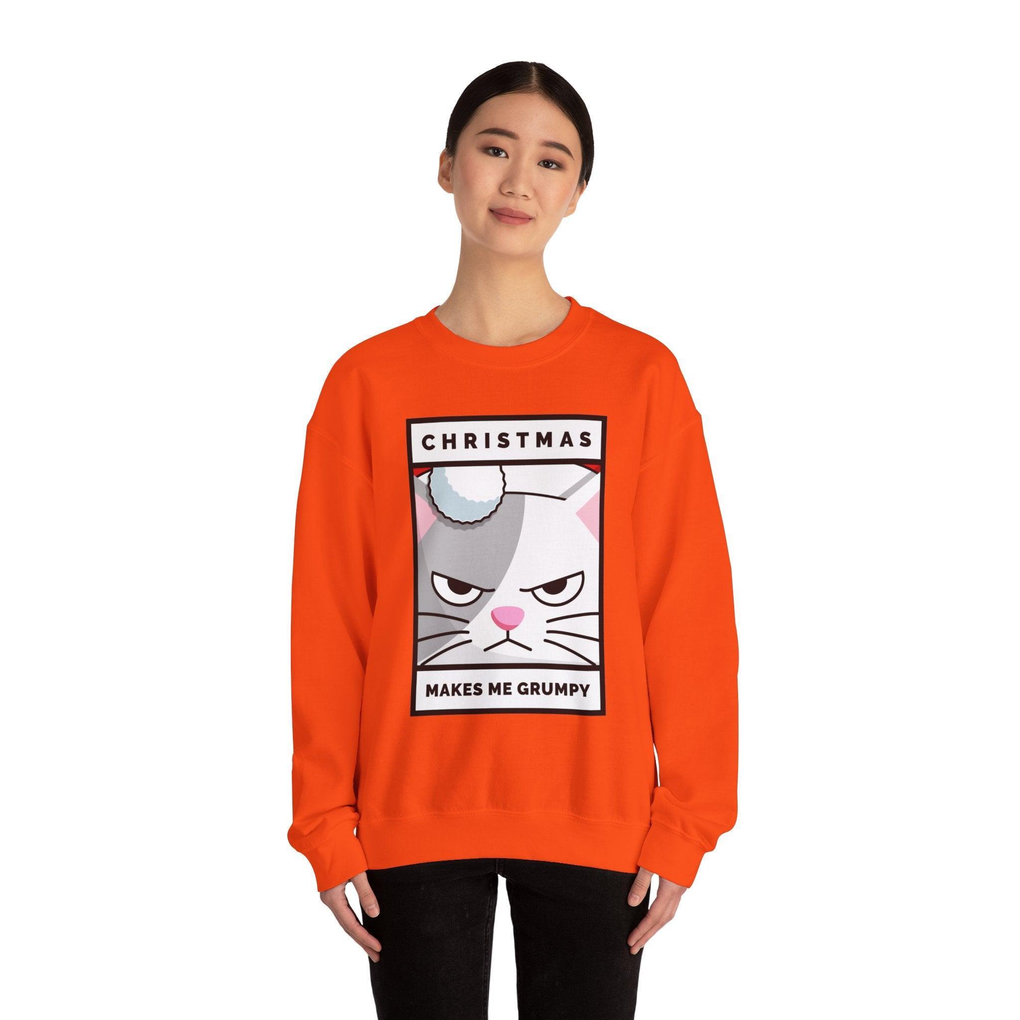 Christmas Makes Me Grumpy - Sweatshirt - Witty Twisters Fashions