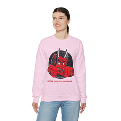 Better the devil you know Xmas time - Sweatshirt - Witty Twisters Fashions