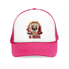 I Drive To Survive - Mesh Trucker Hat - Witty Twisters Fashions