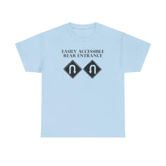 Easily accessible rear entrance - T-Shirt - Witty Twisters Fashions