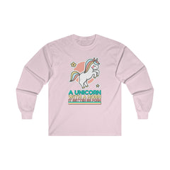A unicorn with a horn it better be porn - Long-Sleeve Tee - Witty Twisters Fashions