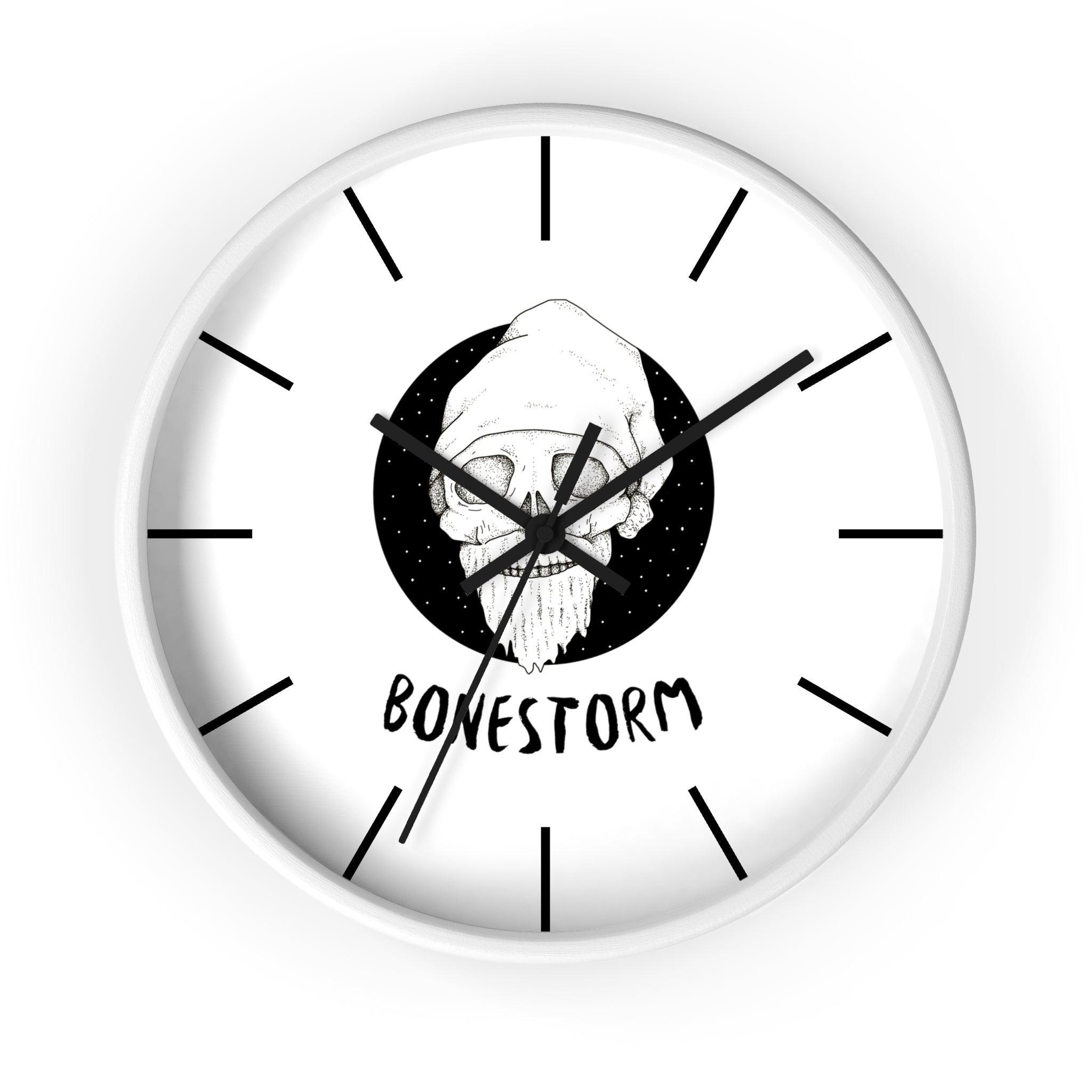 Bonestorm - Wall Clock - Witty Twisters Fashions