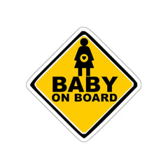Baby On Board Sign - Kiss-Cut Stickers - Witty Twisters Fashions