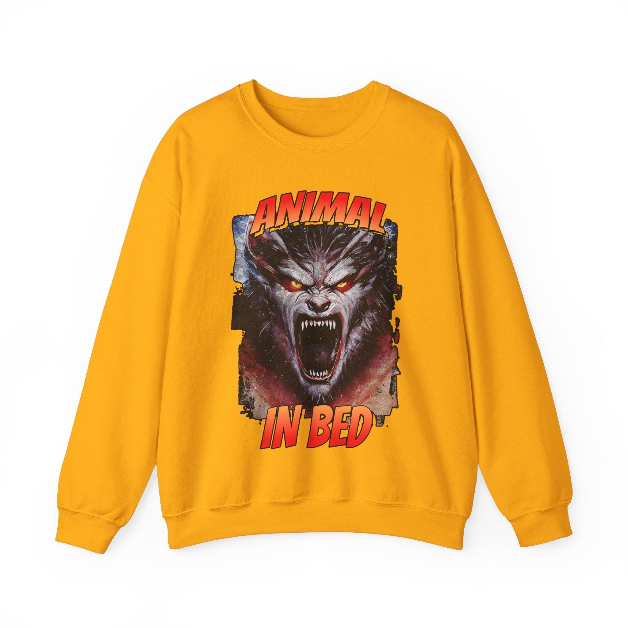 Animal In Bed - Sweatshirt - Witty Twisters Fashions