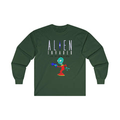 Alien Invader In Disguise - Long-Sleeve Tee - Witty Twisters Fashions