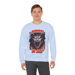Animal In Bed - Sweatshirt - Witty Twisters Fashions