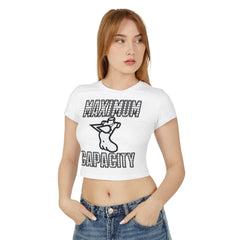 Maximum Capacity - Women's Baby Tee - Witty Twisters Fashions