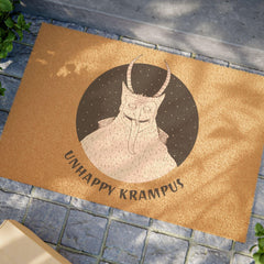 Unhappy Krampus - Doormat - Witty Twisters Fashions