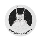 Unhappy Krampus - Round Rug - Witty Twisters Fashions